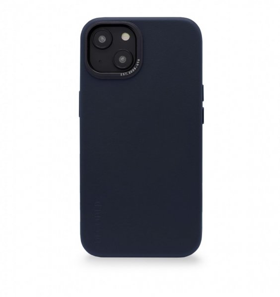 Decoded iPhone 14 Deksel Leather Backcover Navy