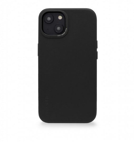 Decoded iPhone 14 Plus Deksel Leather Backcover Svart