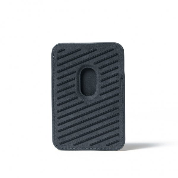 Mujjo MagSafe Kortholder Full Leather Magnetic Wallet Basalt