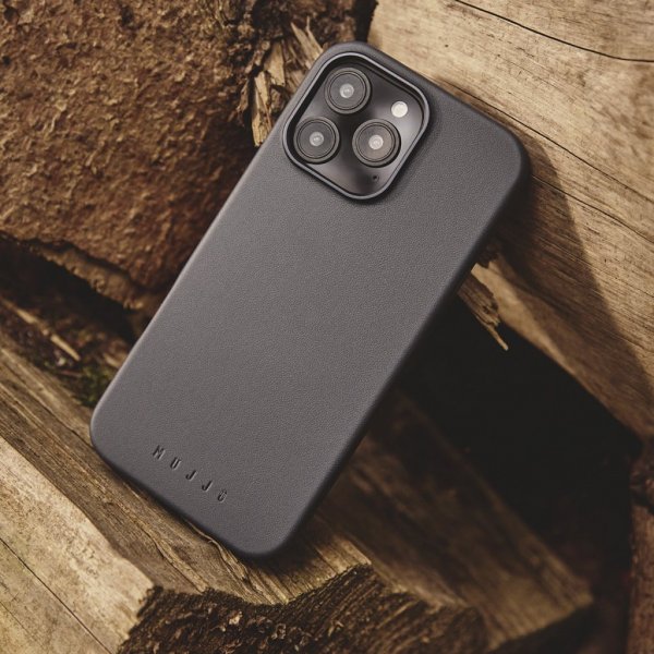 Mujjo iPhone 16 Pro Max Deksel Maiz Case Steel Blue