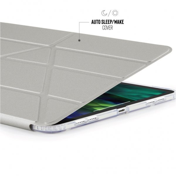 Pipetto iPad Air 10.9 (gen 4/5) Etui Metallic Origami Rosegull