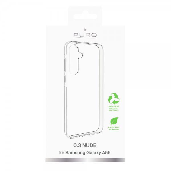 Puro Samsung Galaxy A55 Deksel Nude Transparent