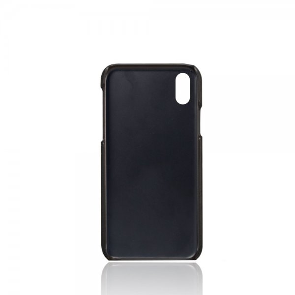 iPhone X/Xs Deksel med To Kortlommer Svart