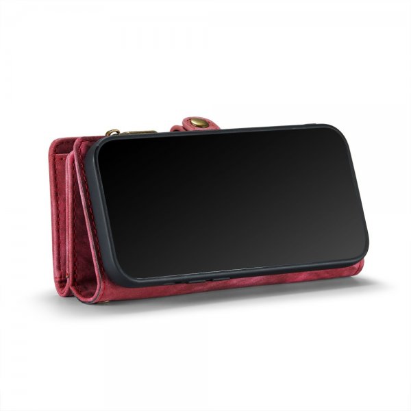 CaseMe iPhone 11 Etui 008 Series Avtakbart Deksel Rød