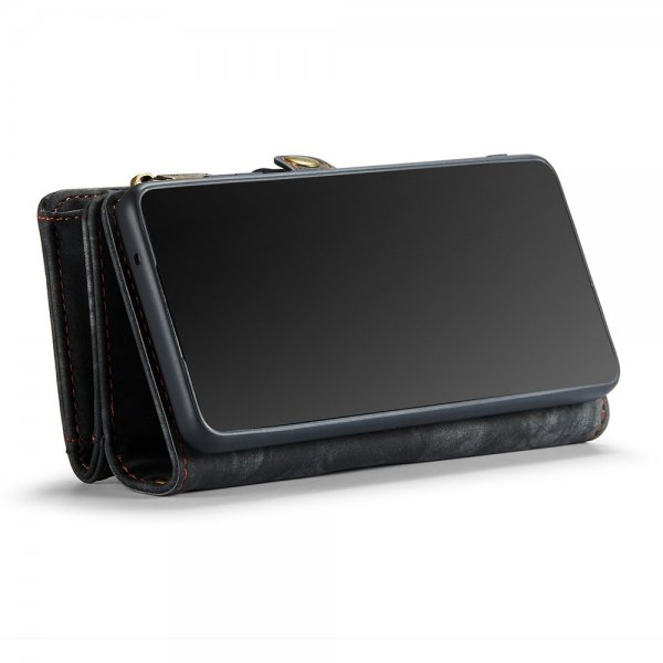 CaseMe Samsung Galaxy S21 Etui 008 Series Avtakbart Deksel Svart