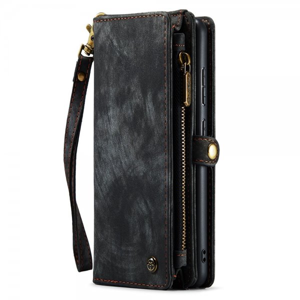 CaseMe Samsung Galaxy S22 Etui 008 Series Avtakbart Deksel Svart