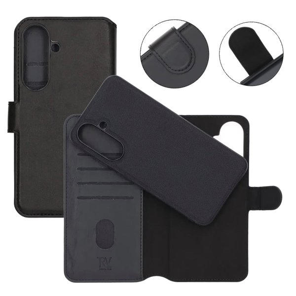 Rvelon Samsung Galaxy A56 Etui Detachable Wallet Case Svart