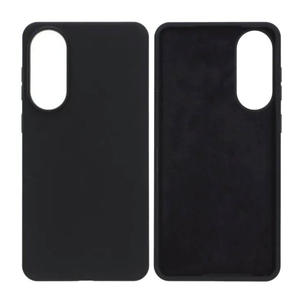 Rvelon Samsung Galaxy S25 Edge Deksel Silikon Svart
