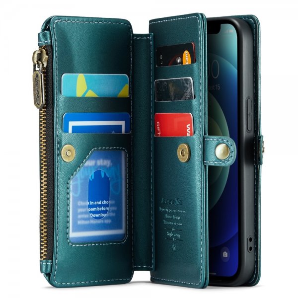 CaseMe iPhone 12/iPhone 12 Pro Etui C36 Series Grønn
