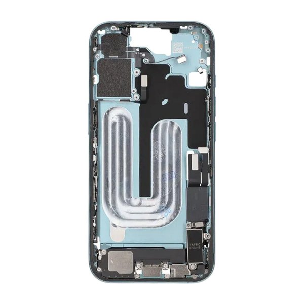Midtramme med smådeler for iPhone 16 - Grønn OEM