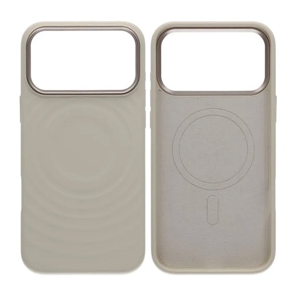 iPhone 17 Pro Max Deksel Silikon MagSafe Beige