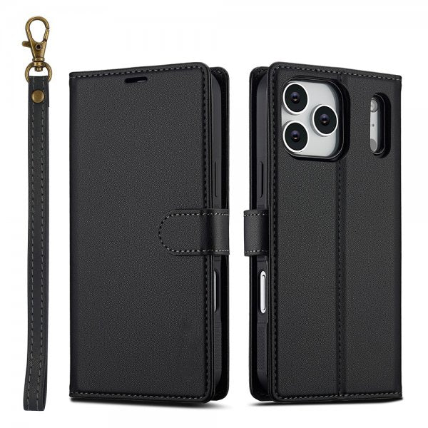 Nordic Covers iPhone 17 Pro Max Etui med avtakbart MagSafe-deksel Raven Black