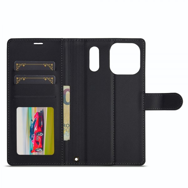Nordic Covers iPhone 17 Pro Etui med avtakbart MagSafe-deksel Raven Black
