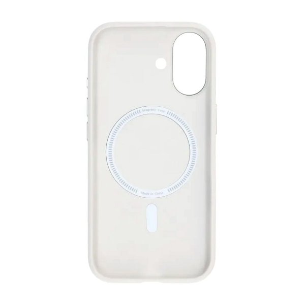 iPhone 17 Deksel Kunstlæder MagSafe Hvit