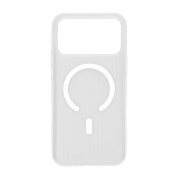 iPhone 17 Pro Max Deksel Korrugerte MagSafe Hvit