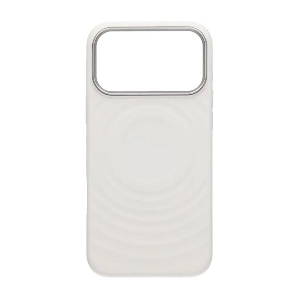 iPhone 17 Pro Max Deksel Silikon MagSafe Hvit