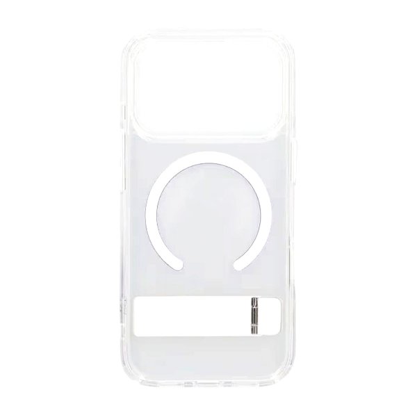 Rvelon iPhone 17 Pro Deksel med Stativ MagSafe Transparent