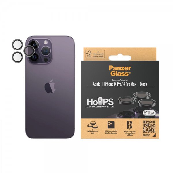 PanzerGlass iPhone 14 Pro/iPhone 14 Pro Max Kamerabeskytter Hoops