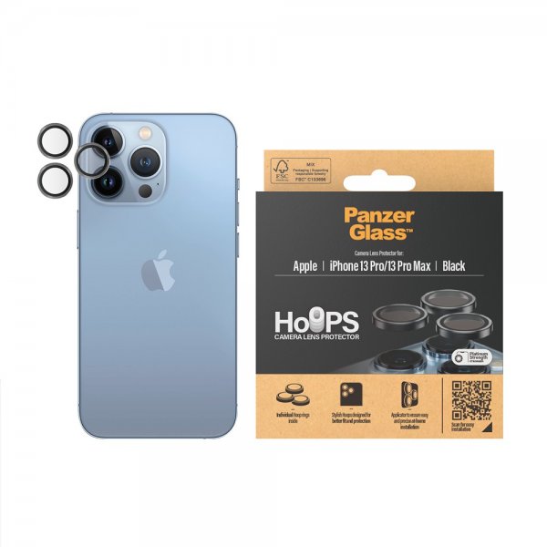PanzerGlass iPhone 13 Pro/iPhone 13 Pro Max Kamerabeskytter Hoops
