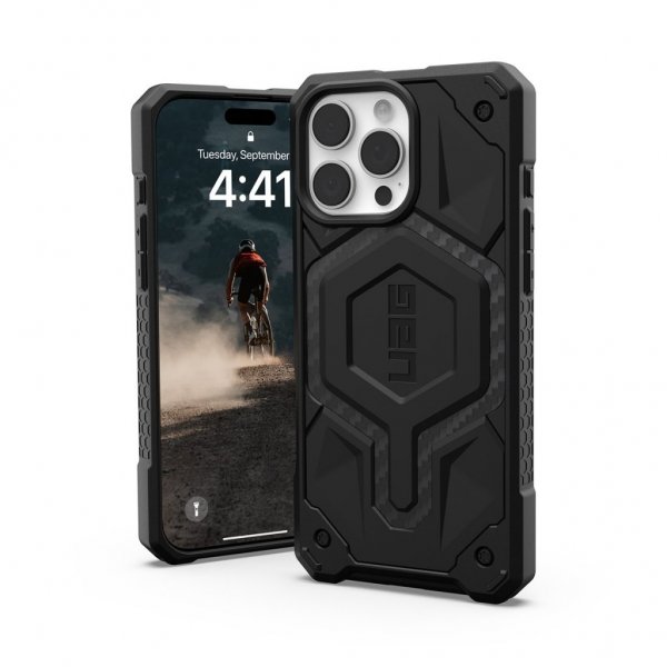 Urban Armor Gear (UAG) iPhone 16 Pro Max Deksel Monarch Pro MagSafe Carbon Fiber