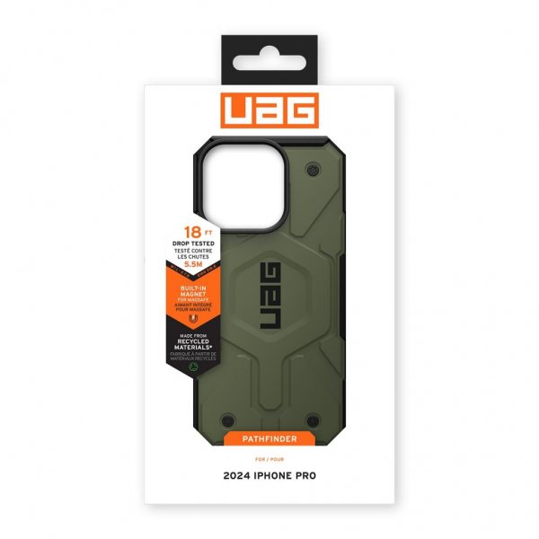 Urban Armor Gear (UAG) iPhone 16 Pro Deksel Pathfinder MagSafe Olive Drab