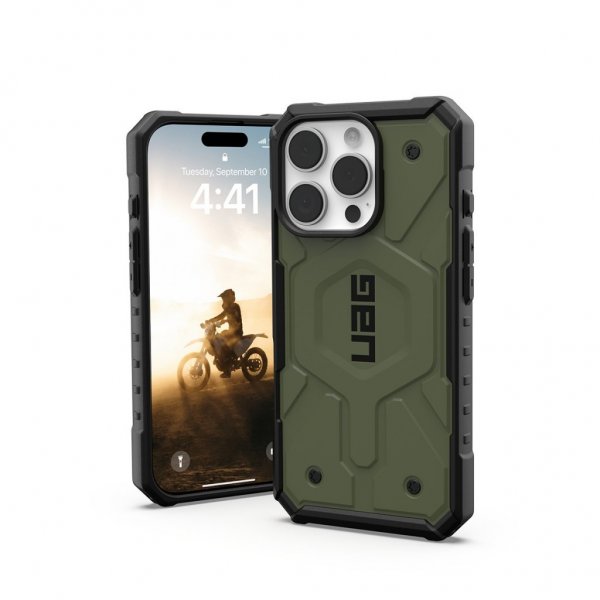 Urban Armor Gear (UAG) iPhone 16 Pro Deksel Pathfinder MagSafe Olive Drab