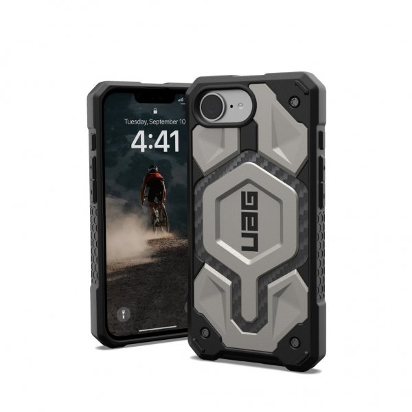 Urban Armor Gear (UAG) iPhone 16e/17e Deksel Monarch Pro MagSafe Titanium