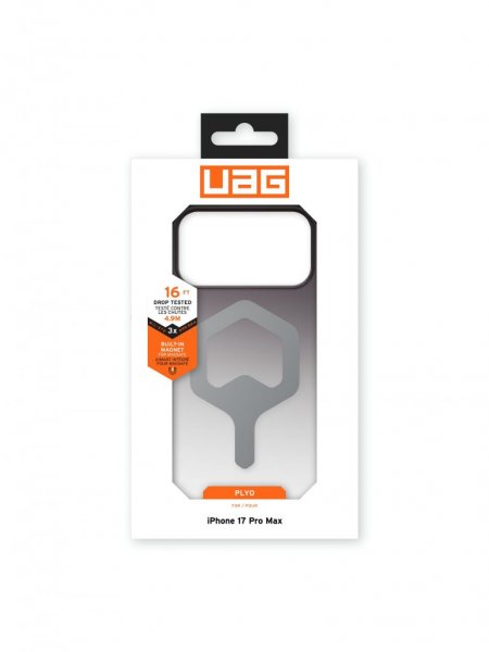 Urban Armor Gear (UAG) iPhone 17 Pro Max Deksel Plyo MagSafe Black/Clear Ombré