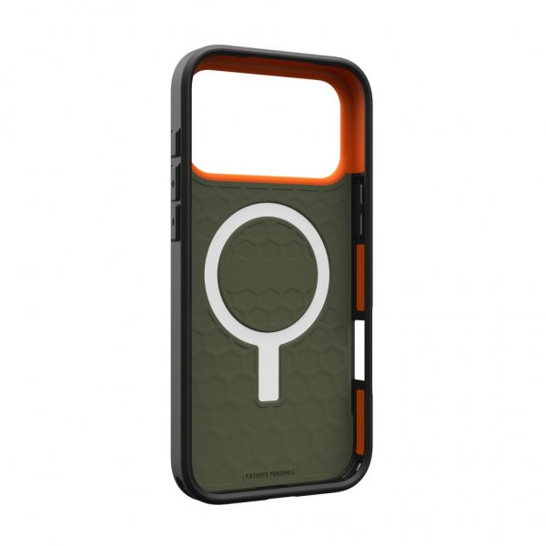 Urban Armor Gear (UAG) iPhone 17 Pro Max Deksel Civilian MagSafe Olive/Orange