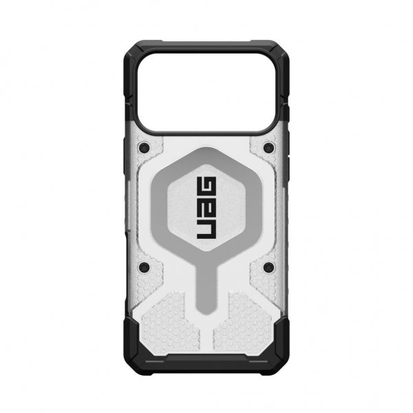 Urban Armor Gear (UAG) iPhone 17 Pro Max Deksel Pathfinder Clear MagSafe Ice Silver