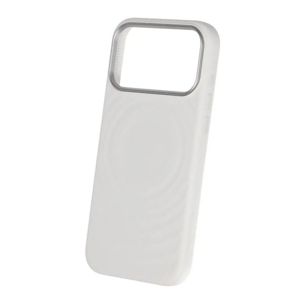 iPhone 17 Pro Max Deksel Silikon MagSafe Hvit
