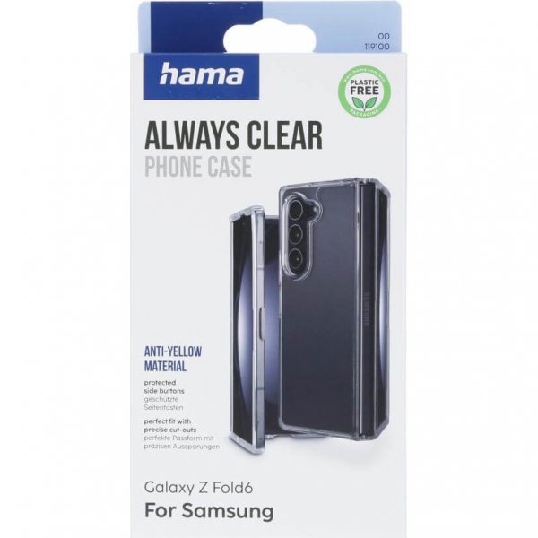 Hama Samsung Galaxy Z Fold 6 Deksel Always Clear Transparent