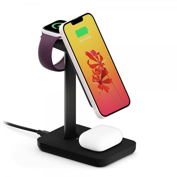 Twelve South Trådløs lader HiRise Three MagSafe Svart