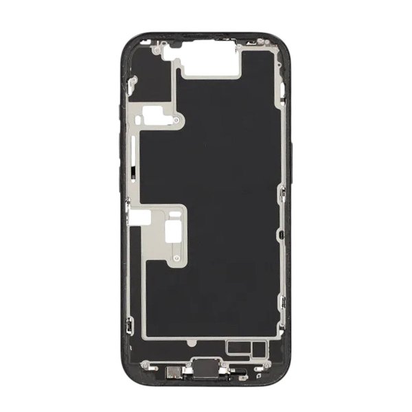 Midtramme med smådeler til iPhone 16 Pro - Svart Titan OEM