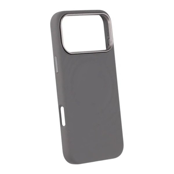 iPhone 17 Pro Max Deksel Silikon MagSafe Grå