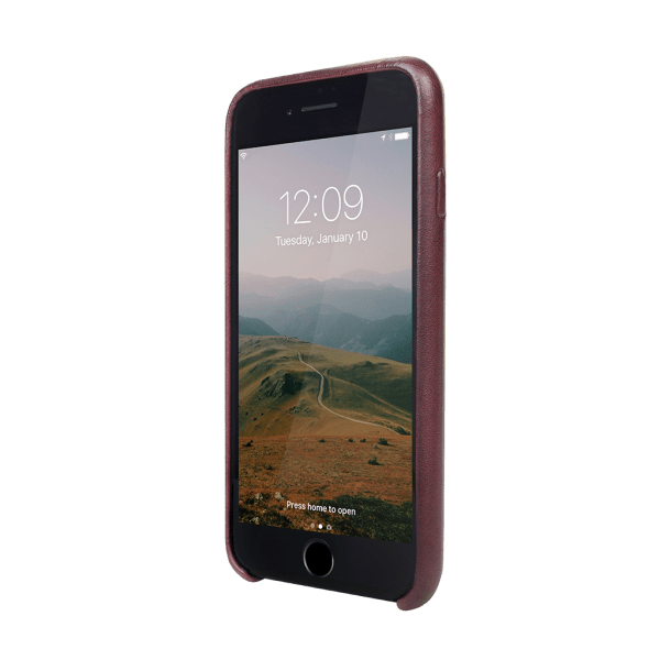 Twelve South iPhone 7 Plus/iPhone 8 Plus Deksel Relaxed Leather Kortfack Marsala