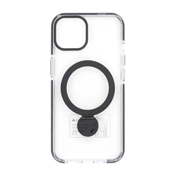 iPhone 15 Deksel Ring Stand MagSafe Svart