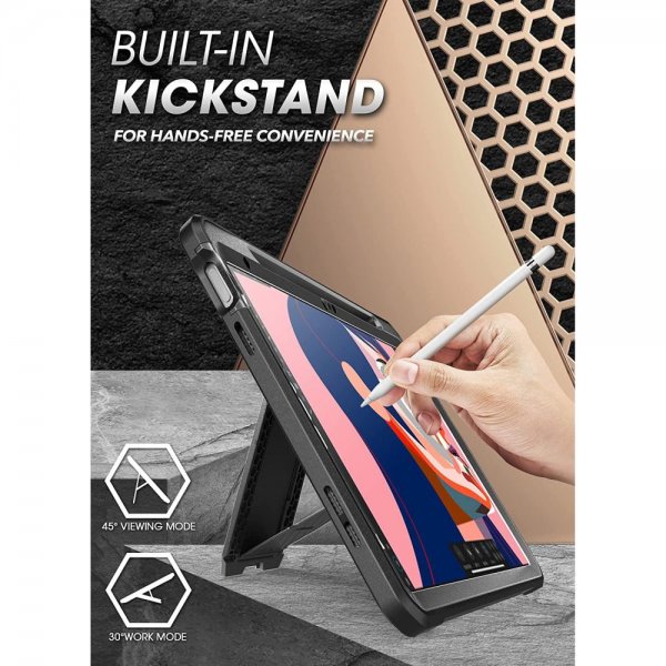Supcase iPad 10.9 (gen 10)/iPad 11 (A16) Deksel UB Pro Svart