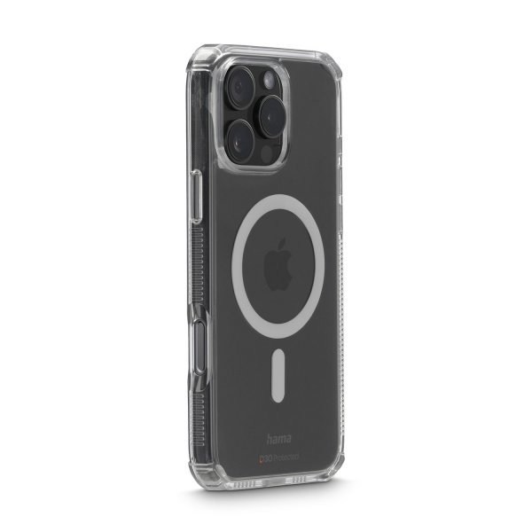 Hama iPhone 16 Pro Max Deksel Extreme Protect MagLine Transparent