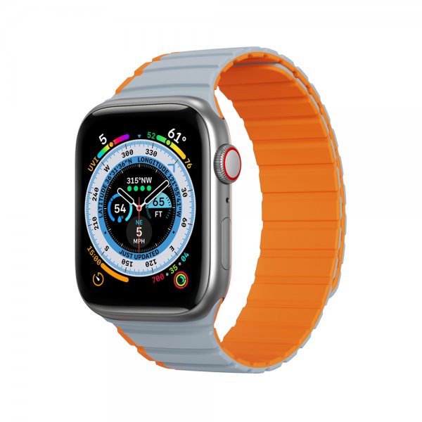 Dux Ducis Apple Watch 38/40/41/42mm Armbånd LD Series Grå Oransje