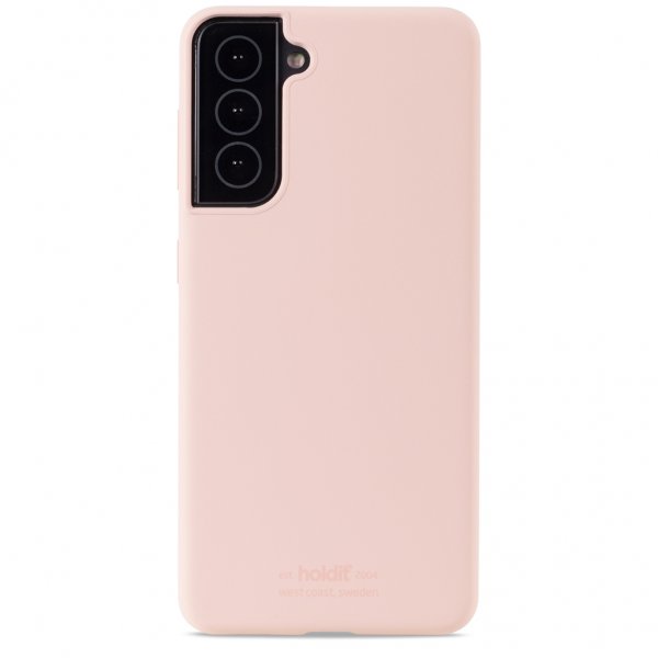 holdit Samsung Galaxy S21 Deksel Silikon Blush Pink