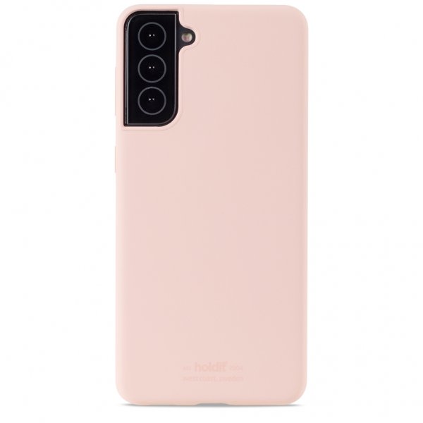 holdit Samsung Galaxy S21 Plus Deksel Silikon Blush Pink