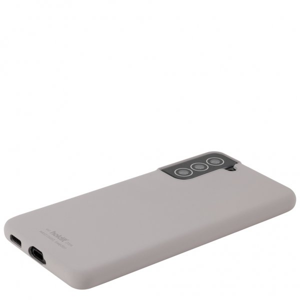 holdit Samsung Galaxy S21 Plus Deksel Silikon Taupe