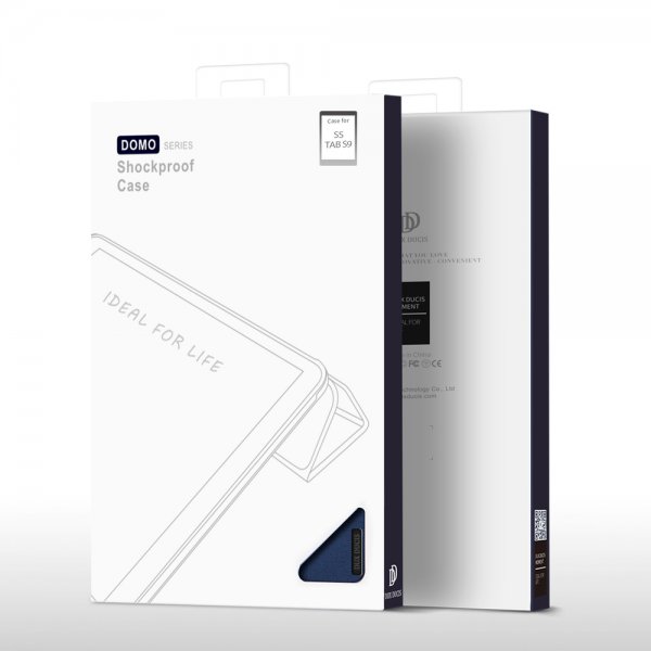 Dux Ducis Samsung Galaxy Tab S9 FE/S10 FE/S10 Lite Etui Domo Series Blå