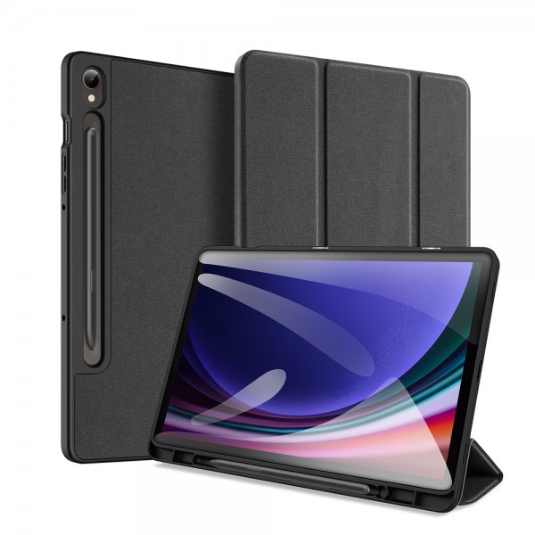 Dux Ducis Samsung Galaxy Tab S9 FE/S10 FE/S10 Lite Etui Domo Series Svart