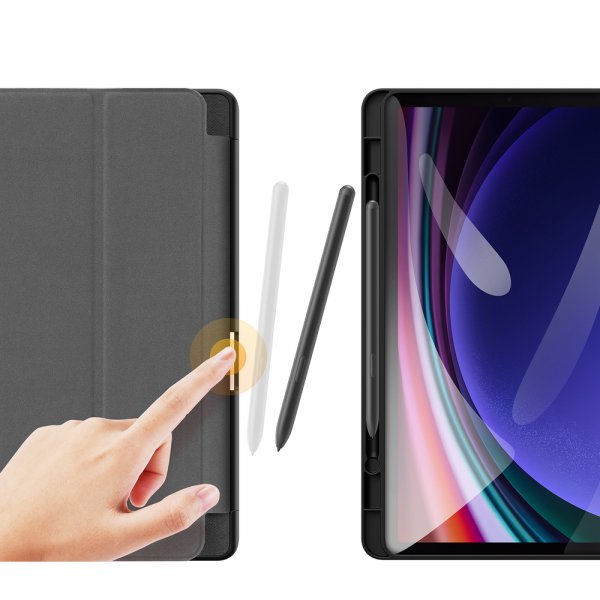 Dux Ducis Samsung Galaxy Tab S9 FE/S10 FE/S10 Lite Etui Domo Series Svart