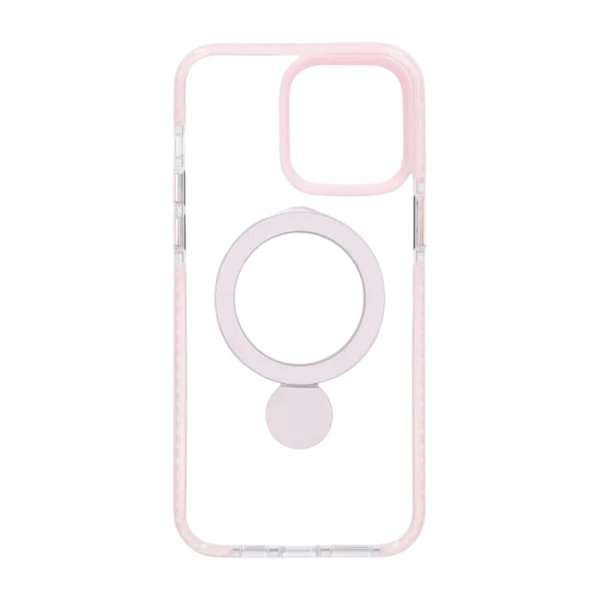 iPhone 15 Deksel Ring Stand MagSafe Rosa