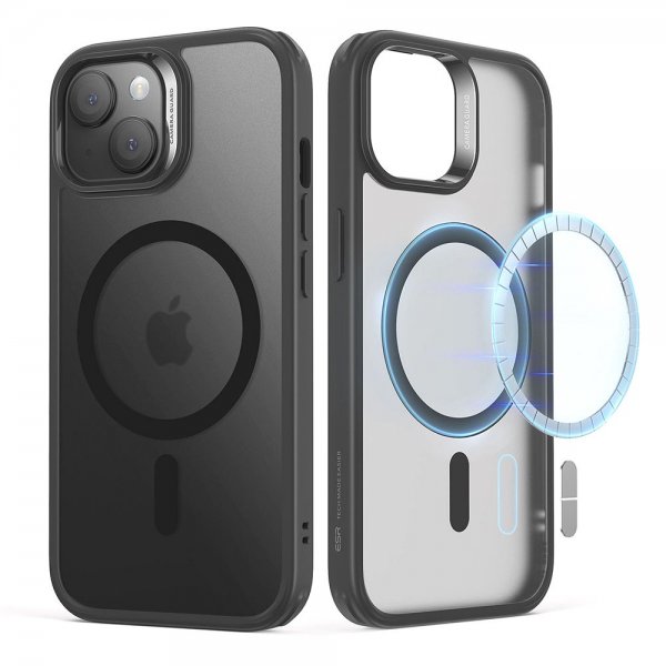 ESR iPhone 15 Deksel Classic Hybrid HaloLock Svart