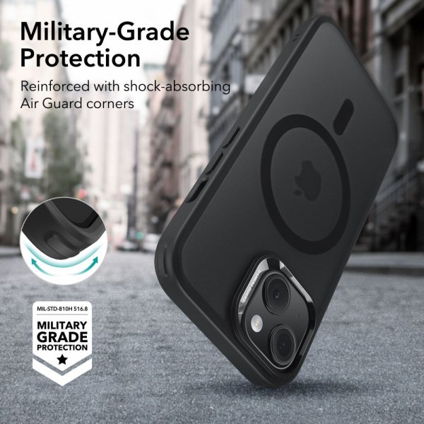 ESR iPhone 15 Deksel Classic Hybrid HaloLock Svart