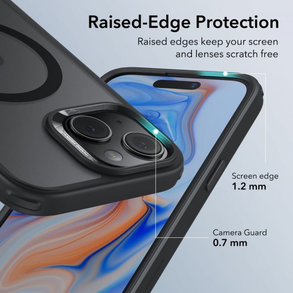 ESR iPhone 15 Deksel Classic Hybrid HaloLock Svart
